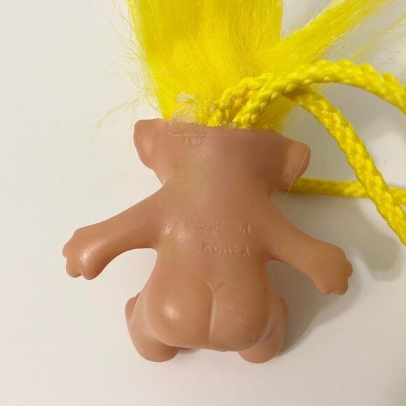 Vintage Troll Doll Necklace Made in Korea Collectible Toy - Picture 9 of 16